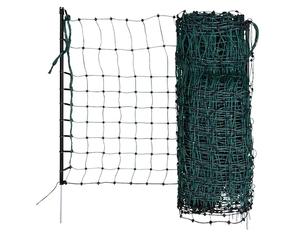 Kerbl Pet Red para Conejos, Cerca eléctrica para Conejos, Cerca de un Solo Punto, 25m x 65cm, Personalizable, Malla Cerrada