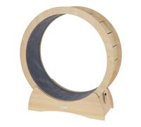 Kerbl Pet Rueda para gatos, madera MDF, poliéster, 90 x 34 x 97 cm, con revestimiento de moqueta, silenciosa, con freno de bloqueo