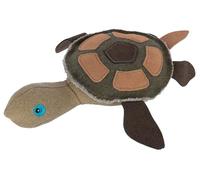 Kerbl Pet Tortuga Tukki, Juguete para Perros, Juguete de Tela, Lona, poliéster, Verde/marrón, 26 cm, Resistente, Lavable