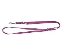 KERBL PET Training Leash Miami, 15 mm, 200 cm, Purple | Purple 200 × 1,5 cm Correa de nailon resistente para perros con triple ajuste para una guía flexible