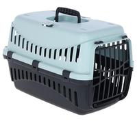 Kerbl Pet Transportbox Expedion, para Gatos, Perros/Animales pequeños, plástico, Azul y Negro, 45 x 30 x 30 cm