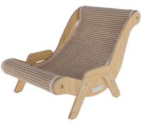 Kerbl Pet Tumbona Sundowner, marrón, 52x37x37 cm, Cama para Gatos, Tumbona para Gatos, Madera, Gatos