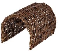 Kerbl Pet Túnel de mimbre, túnel para roedores, 28 x 22 x 18 cm, 100 % natural, para conejos y liebres, refugio y sombra