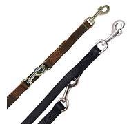 Kerbl Pet Vegas Correa de Entrenamiento Cosido Negro, 20 mm/100 cm