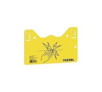 Kerbl Placa de señal. KERBL Hook-in Impresión en 2 Lados, Alemán