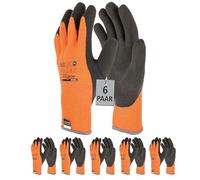 Kerbl PowerGrab 297385 - Guantes térmicos (látex con Forro acrílico, Talla 11), Color Naranja