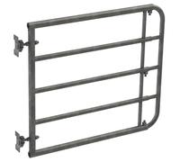 Kerbl Puerta de Pasto Ajustable, 90 cm, 1-1,7 m, galvanizada, Incluye Kit de Montaje estándar