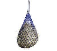 Kerbl Red de heno (5 Unidades), Red de pienso, Color Azul, 5 נ5 cm, poliéster, Caballos, vacunos, ovejas, con Anillas para Colgar