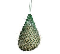 Kerbl Red de heno (5 Unidades), Red de pienso, Color Verde, 5 נ5 cm, poliéster, Caballos, vacunos, ovejas, con Anillas para Colgar
