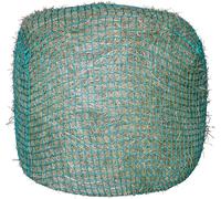 Kerbl Red de heno para pacas redondas 150×150 cm malla 4,5×4,5 cm verde para caballos