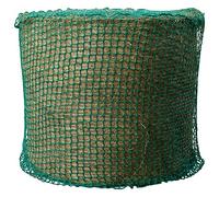 Kerbl Red de heno para pacas redondas 150×150 cm malla 4,5×4,5 cm verde para caballos