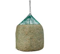 Kerbl Red de heno para pacas Redondas, Red de alimentación, Verde, 180x150cm, Polipropileno, 4,5x4,5cm, para Caballos y Ganado Vacuno, Resistente al desgarro, Duradera, Grosor de Cuerda de 6mm