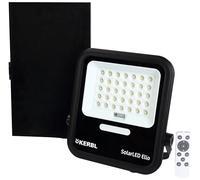 Kerbl SolarLED Elio, Reflector led de Exterior con módulo Solar Externo