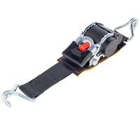 Kerbl works Correa de amarre automática con gancho puntiagudo, con función de enrollado, correa de tensión, fuerza de tracción directa 750kg, indirecta 1500kg