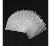 KERDEJAR Fundas para Cartas, 100 Uds., Fundas para Cartas, Juego de Mesa mágico, Tarots, Tres reinos, Protector de Cartas de póquer, 8 * 12,1 CM