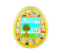 KERDEJAR Mini Juguetes electrónicos para Mascotas 8 Mascotas en 1 Virtual Cyber USB Charging Micro Chat Pet Toy para niños Adultos Regalo Amarillo