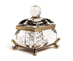 Keren Kopal Crystal Perfume Box Decorated Case Trinket Box Vintage transparente Figure Gift Idea for Home Decoration