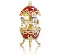 Keren Kopal, de música, diseño de huevo de fabergé con caballo Carrusel