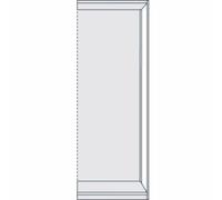 Kerkmann - Estantería de Oficina Progreso 500 anbauregal lxfxa 75x40x260cm vacío Gris Claro montado