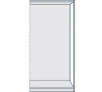 Kerkmann - Estantería de Oficina Progreso 500 anbauregal lxfxa 96x30x190cm vacío Gris Claro montado