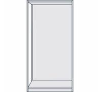Kerkmann - Estantería de Oficina Progreso 500 Armario básico lxfxa 75x40x190cm vacío Gris Claro montado