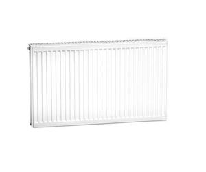 KERMI FTV220600401R1K Radiador X2 Perfil-V tipo 22 altura 600x100x400 blanco, 10 bar, válvula derecha, con cubiertas