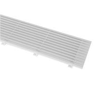 Kermi Rejilla L 120x20x500 LR Aluminio plata oscura - ZL1R050X4K