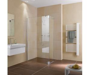 Kermi Walk-in WALL PASA XP T1L 12018, PXT1L120181AK, Color: Plata Mate Brillo Real Glass transparente