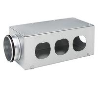 Kermi x-well Colector NW 125, de 7 vías, para conducto de aire 75/92 - Y2202000011K