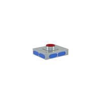 Kermi x-well Distribuidor VMF1, plano NW125, de 8 vías - Y2201075018K