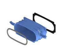 Kermi x-well Módulo inferior alto de distribuidor/colector, de 18 vías, para aire 132x52 - Y2201075010K