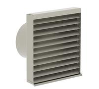 Kermi x-well Rejilla de intemperie NW 125, acero inoxidable - Y2401125003K