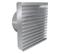 Kermi x-well Rejilla de protección contra la intemperie NW 100, acero inoxidable, Modelo 2025 - Y2401100013K