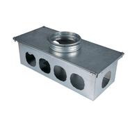 Kermi x-well Sistema de conexión redondo Distribuidor/Colector, de 10 vías, solución para encofrado - Y2202000016K