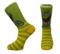 Kermit The Frog Muppets - Calcetines de pantorrilla para hombre, talla 6-11