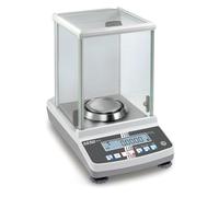 KERN Báscula analítica con sistema de pesaje de celda única de alta calidad, rango de pesaje de 82 g, legibilidad de 0,1 g, reproducibilidad de 0,2 g, linealidad de 0,3 g