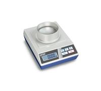 KERN Báscula de precisión Serie 440, gris claro/gris, legibilidad de 1 mg, rango de pesaje máximo de 60 g, altura de 230 mm, ancho de 165 mm