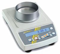 Kern CKE 360-3 - Báscula de precisión con precisión de laboratorio, rango de pesaje (máx.): 0,36 kg, legibilidad: 0,001 g, reproducción: 0,001 g, lineal: 0,005 g, peso de las piezas más pequeño (contorno): 0,001 g, pesaje Diámetro: 81 cm. mm (acero inoxidable).