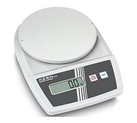 KERN KP-7299 EMB 5.2K5 - Báscula escolar, resolución de 5 mg, diámetro de las bandejas de 150 mm, capacidad de carga de 5,2 g