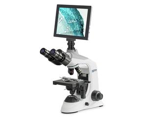 Kern Microscopio Set de microscopía digital, OBE 124T241, HF, digital, 1,25 Condensador de Abbe, fijo, USB 2.0, 40-400x, Dl, 3W LED, 5 MP, Tablet