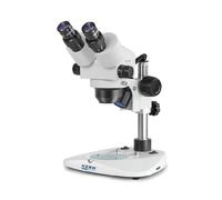 Kern Microscopio stereo zoom OZL 451, Greenough, Columna, bino, 0,75-5,0x, 10x/23, 10W Hal