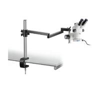 Kern Microscopio stereo zoom OZM 953, trino, 7-45x, HSWF 10x23 mm, Base industriel, Iluminador anular LED, 4,5 W