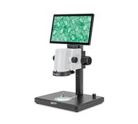 KERN OIV355 - Microscopio de vídeo, objetivo: 0,7X - 4,5X, campo de visión: Ø 29,82-4,18 mm, iluminación: LED de 3 W (luz), LED de 5 W (luz transmitida)