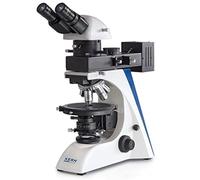 KERN Optics - Microscopio polarizador para usuarios flexibles y profesionales, Infinity, tubo binocular, halógeno de 12 V/50 W, luz, 6 V/20 W, luz translúcida