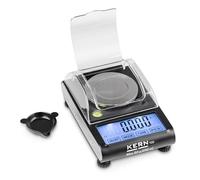 Kern TGD 50-3C - Báscula de bolsillo (50 g/1 mg, precisión hasta 50 g, 0,001 g, 250 ct, pantalla táctil, placa de acero inoxidable, tapa abatible, USB)