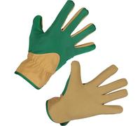 Keron Guante jardin, t. 8 verde/marrón, microfibra