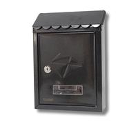 KEROPPA Buzón Exterior Metálico y Resistente 21x30x6 cm Diseño Compacto para Cartas y Documentos Ideal para Casas y Oficinas