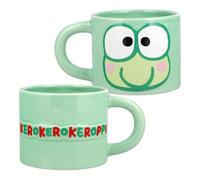 Paladone Taza Keroppi Verde – Cerámica 400 ml, Licencia oficial Sanrio Hello Kitty & Friends