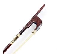 KERREY 1 Unids Snakewood 3/4 Uptright Bass Bow Copper Mounted Frog White Horsehair Horsetail Arco violín de Estudiante