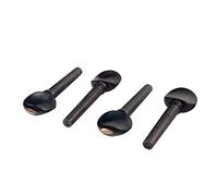 KERREY 4pcs Violín Fiddle Fiddle Peg Ebony Violin Violin Reemplazo De Clavija 1/2 1/4 1/8 3/4 4/4 Part De Violín De Tamaño Completo Y Acesorios Kit acesorios violín (Color : 4 4)